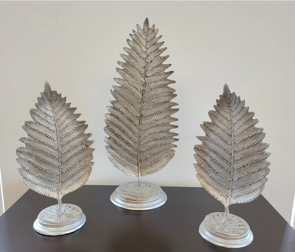 Golden Trio Leaf Ensemble - Set of 3 - Image 2