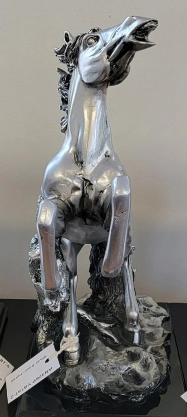Rearing Horse Tabletop Sculpture - Image 2