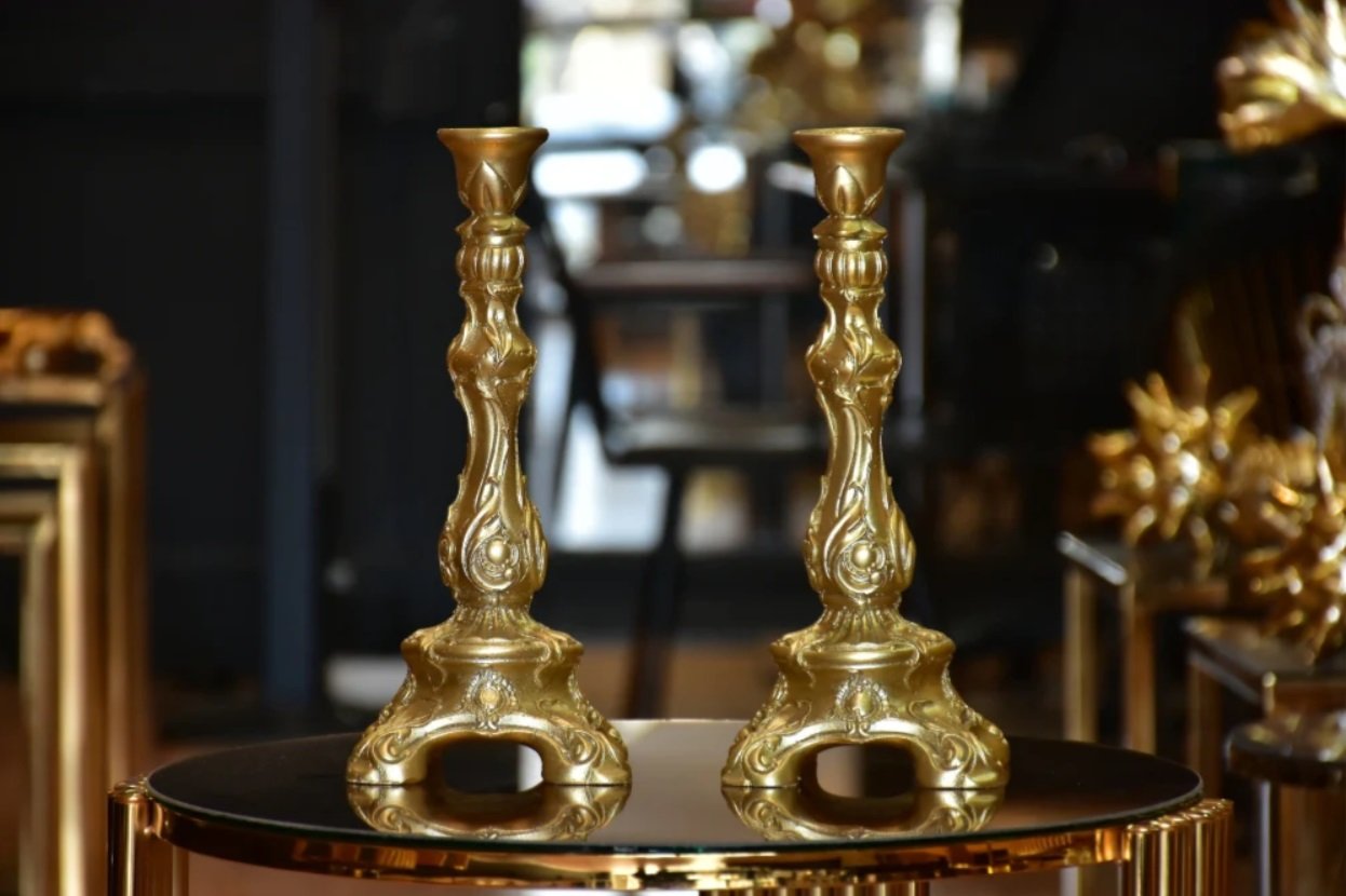 Regal Palace Candle Holder - Set of 2 - Image 3