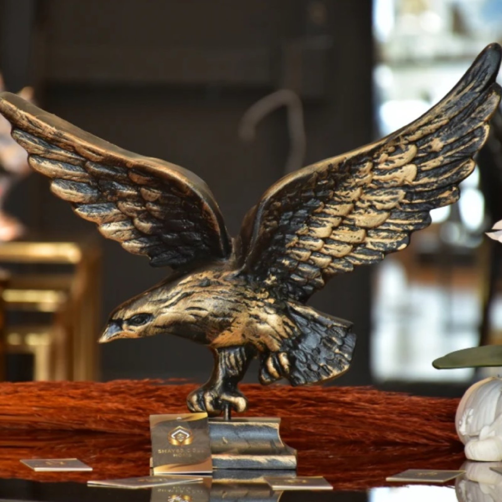 Majestic Eagle Tabletop Sculpture