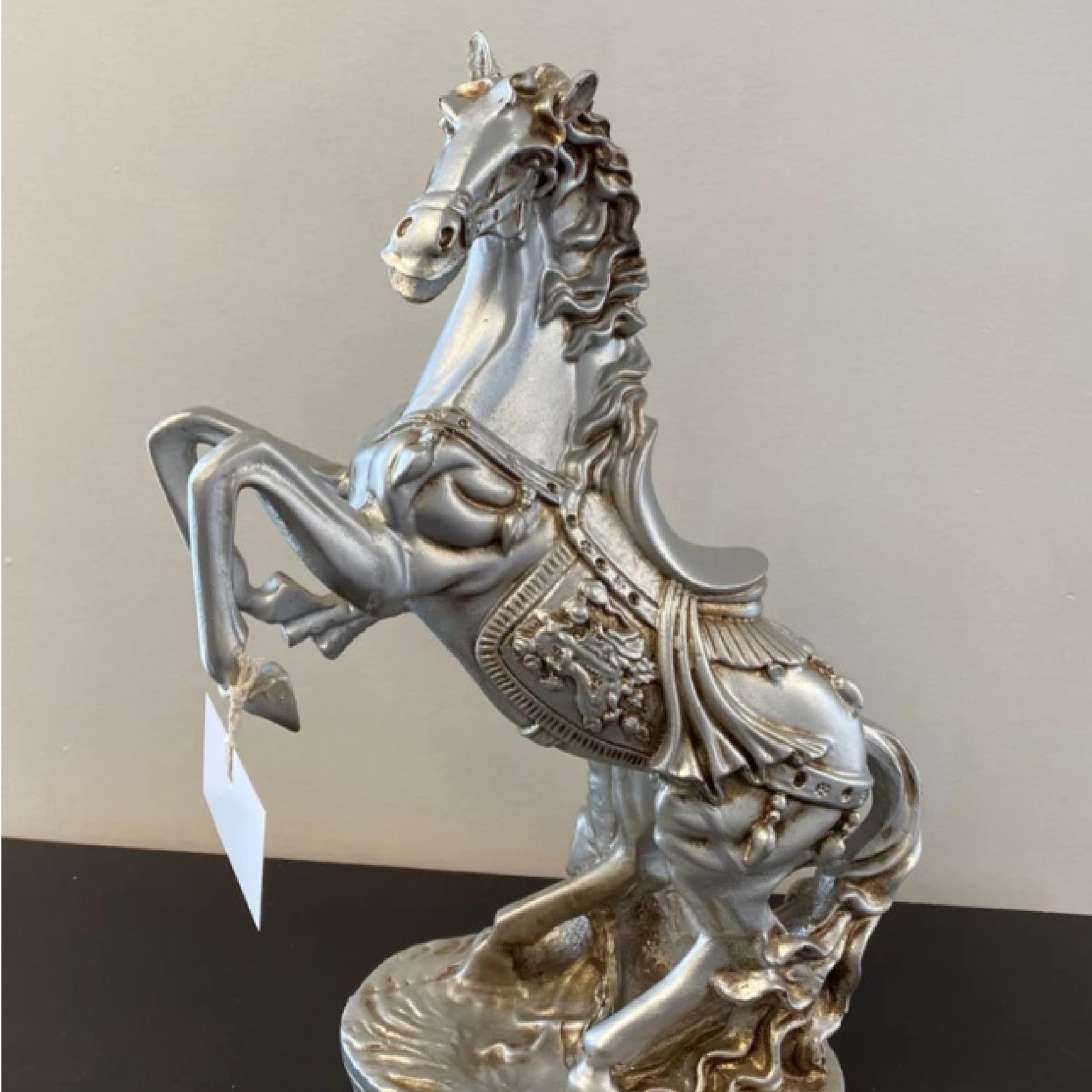 Regal Roman Horse Sculpture