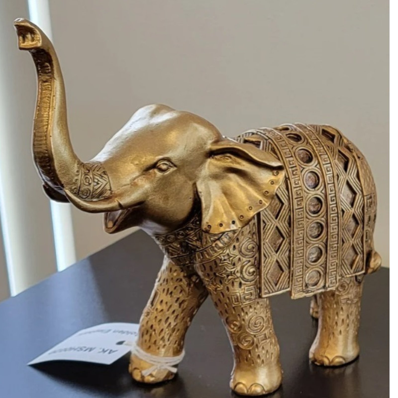 Decorative Elephant Tabletop Sculpture