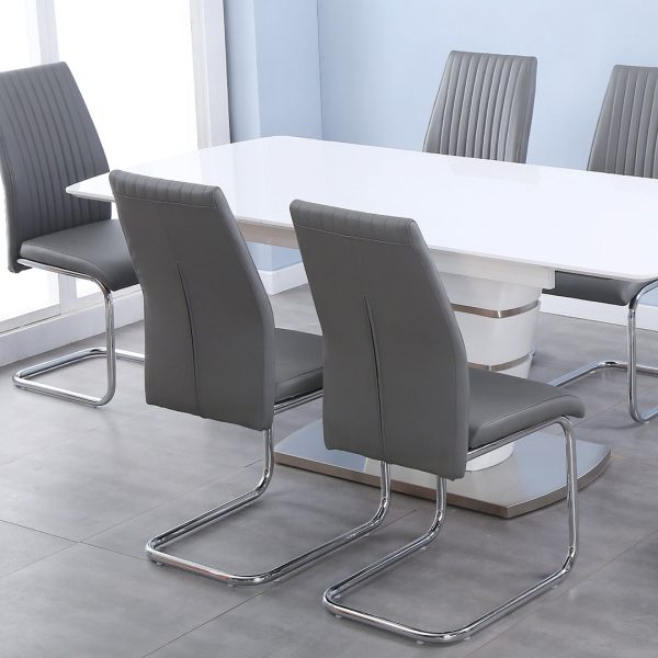 Dave Extension Dining Table Set (T + 6C)