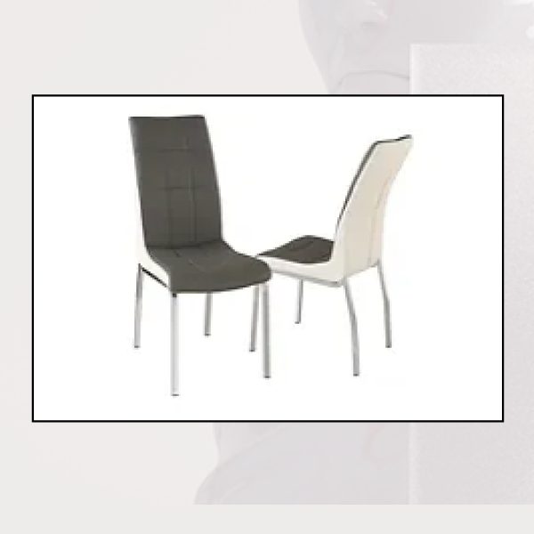 Osprey Two-Tone Faux Leather Dining Chair
