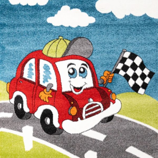 Diamond Kids Car 5201 Turkish Area Rug Fun Playroom