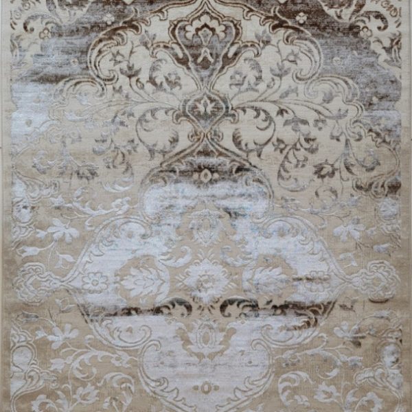 Emojy 16817 Cream Turkish Area Rug Modern Elegance