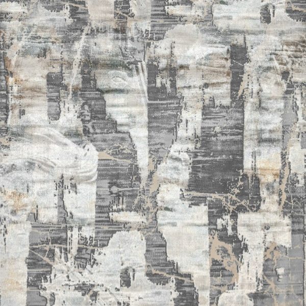 Emojy 17203 Grey Cream Turkish Area Rug Modern & Cozy