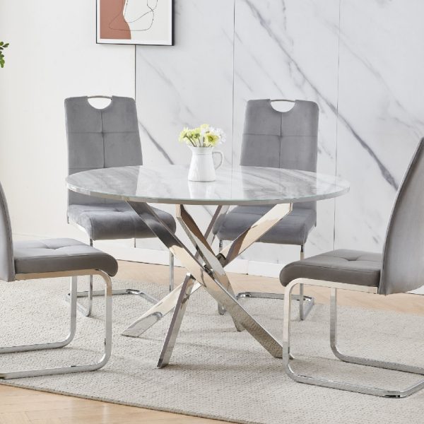 Granite Round Dining Table
