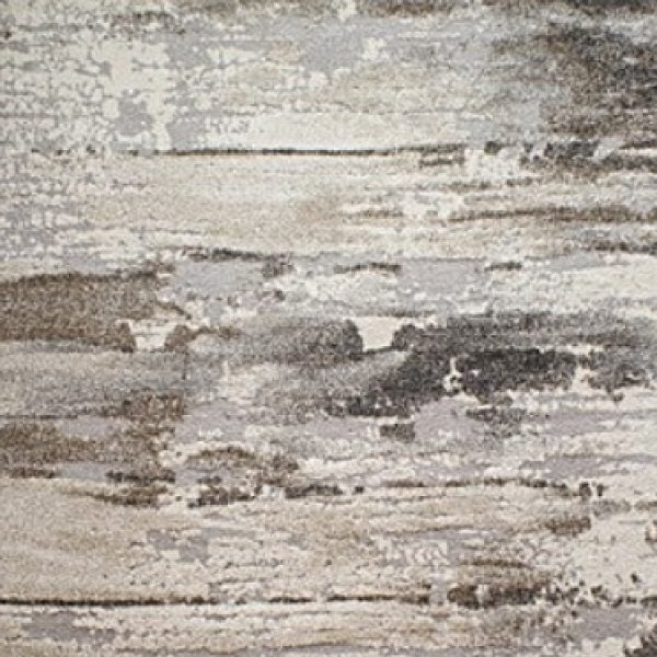 Ibiza Grey Beige Abstract Contemporary Area Rug