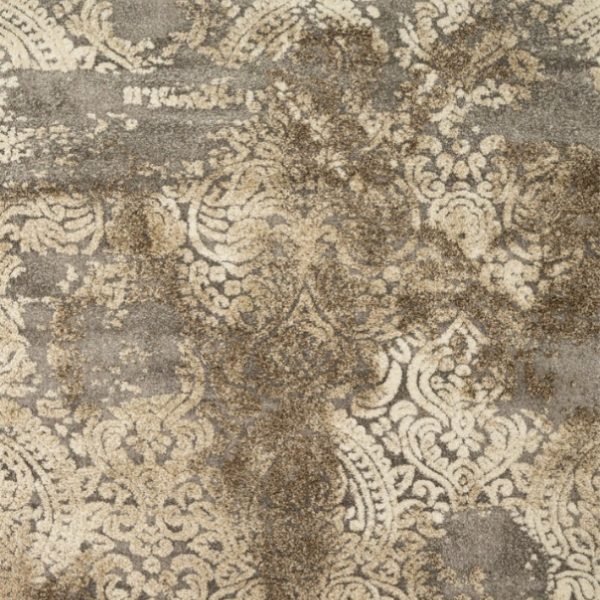 Ibiza Beige Blue Abstract Modern Area Rug