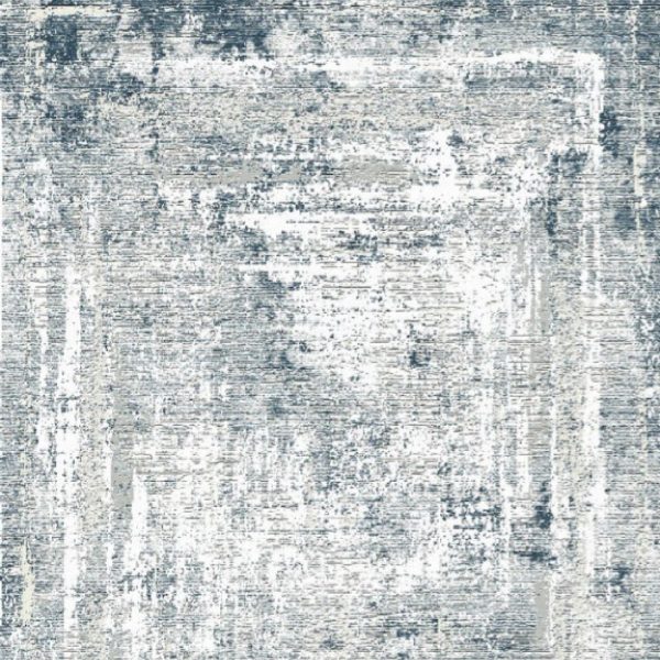 Louver Blue Contemporary Area Rug