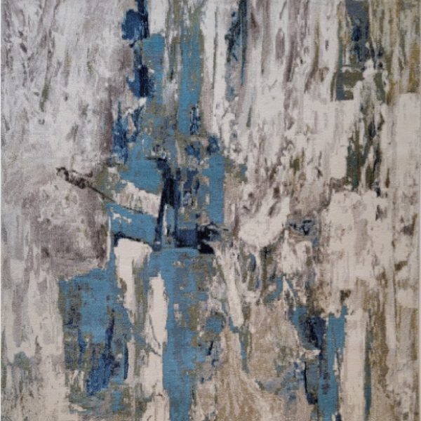 Olimpos Blue Area Rug