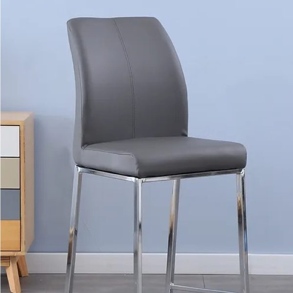 Ron Faux Leather Counter Stool – Adjustable Seat
