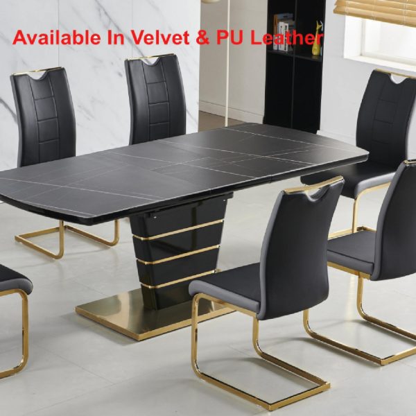 Ryan Dining Table Set (T + 6C)