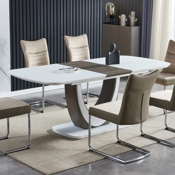 Wave Dining Table Set (T + 6C)