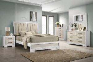 Madrid Queen 8-Piece Bedroom Set – White