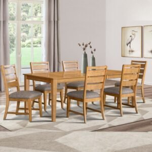 Frezya 7-Piece Dining Set – Oak