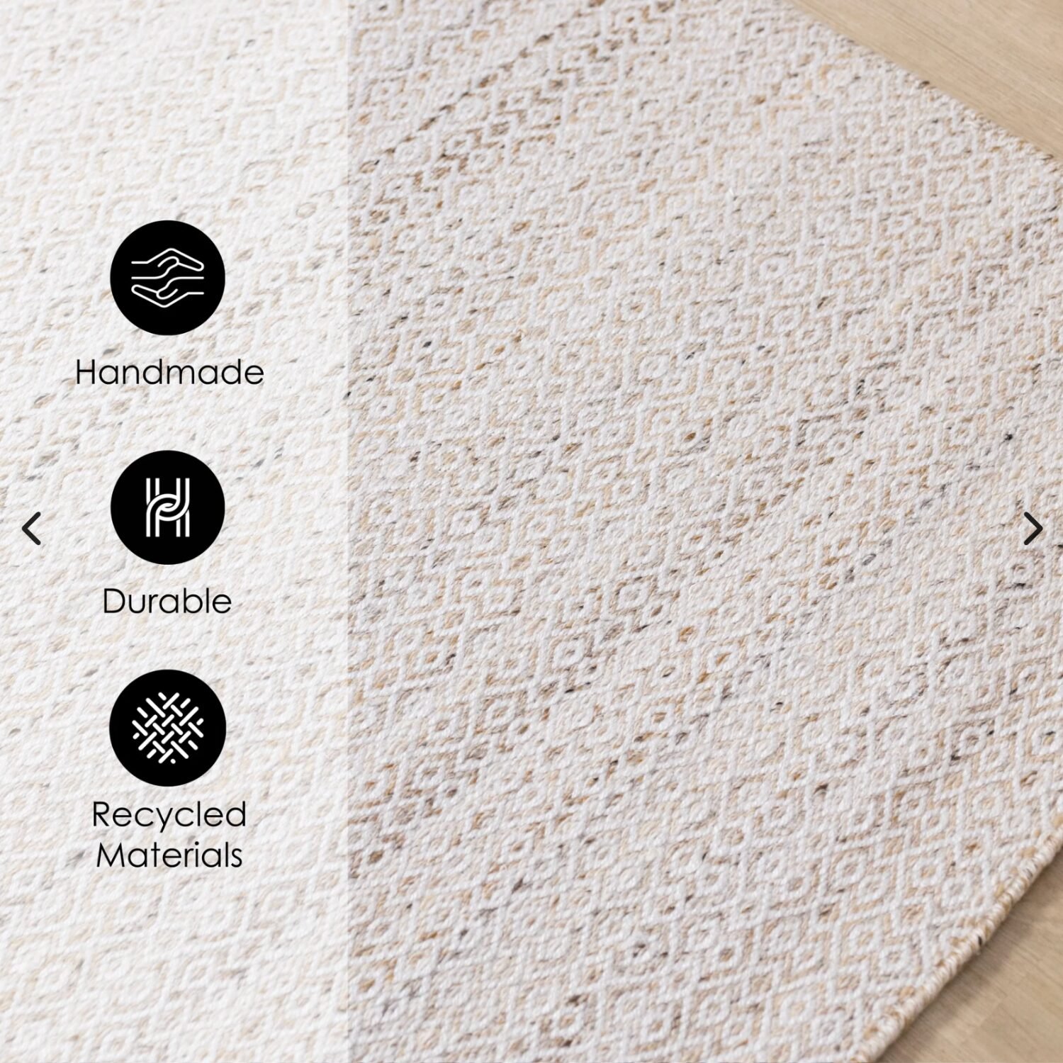 Kalora Aspen 7223B Recycled Fiber Area Rug