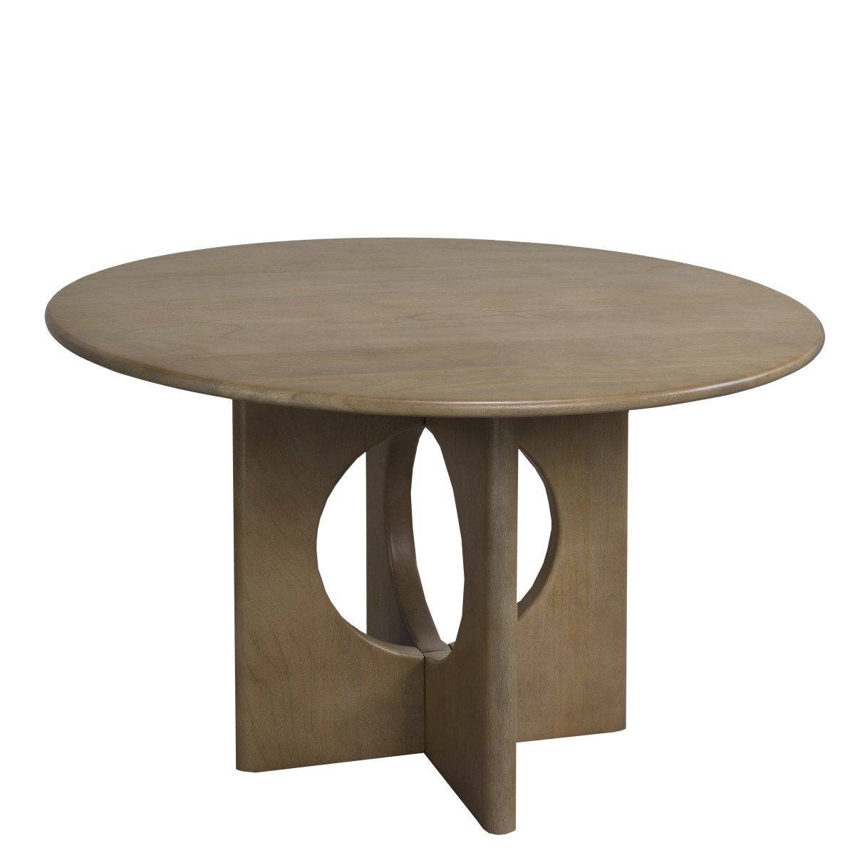 Buy Large Round Natural Oak Dining Table | Infinity Furniture Mississauga