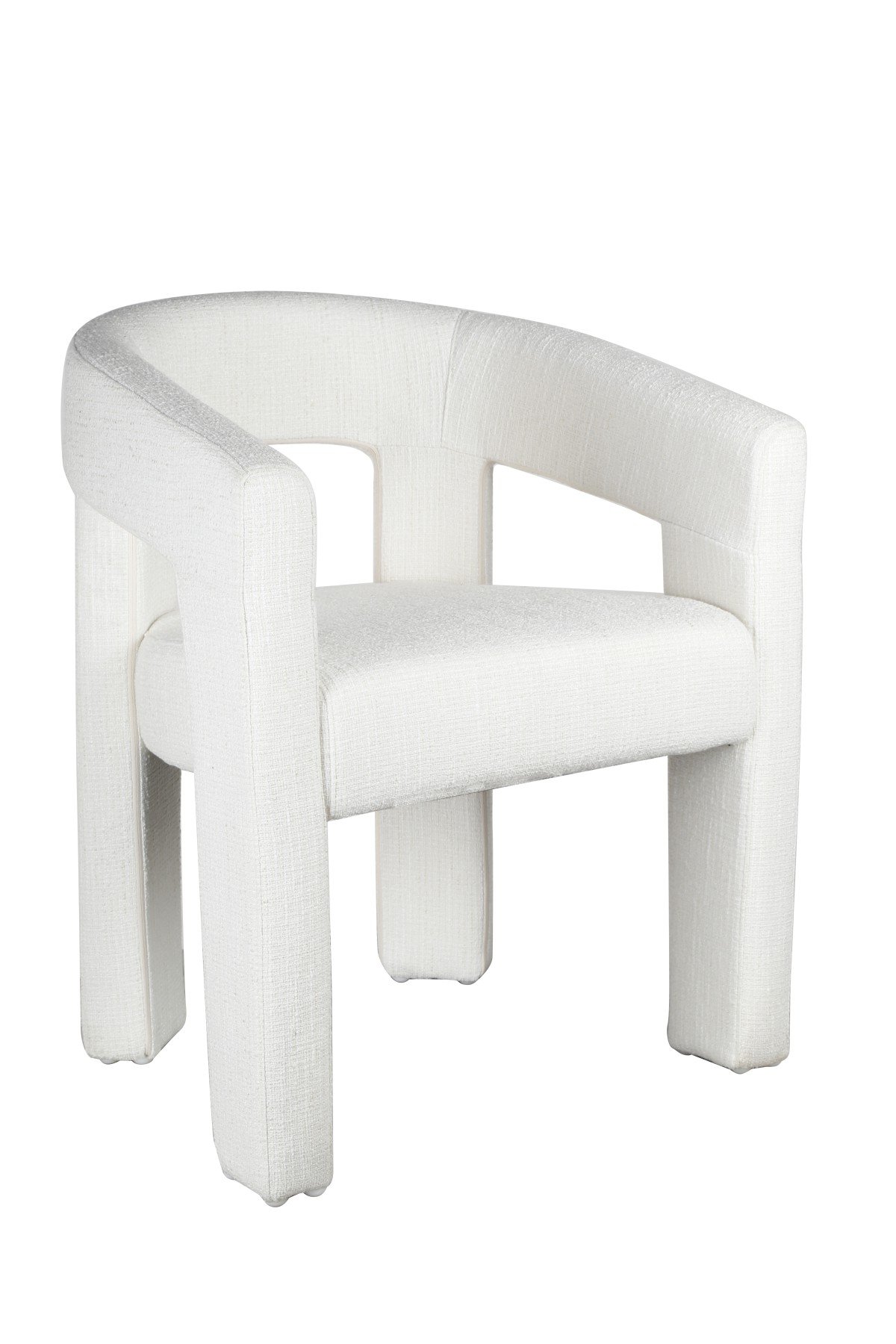 Bella Dining Chair White - Image 2