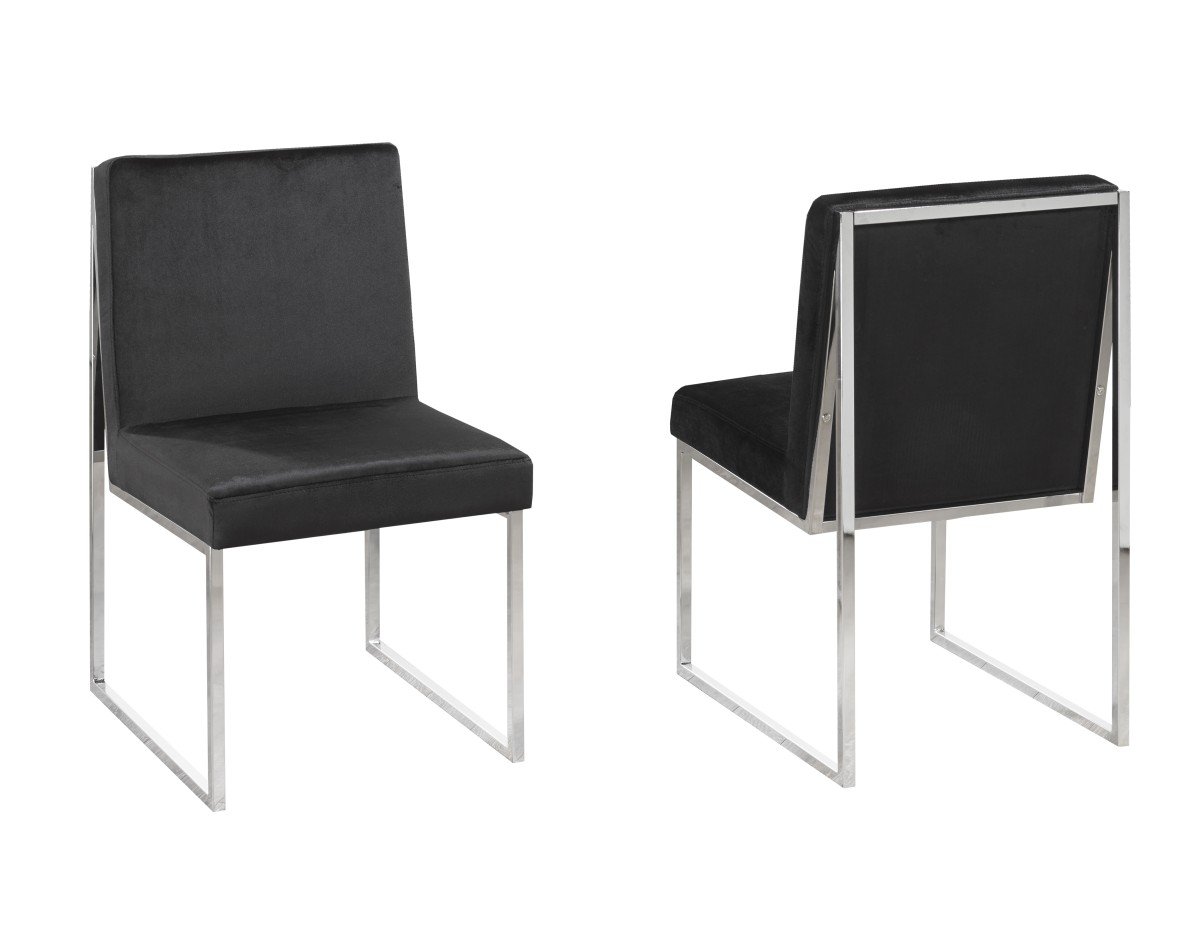 Black Brassex Dining Chair - Image 2