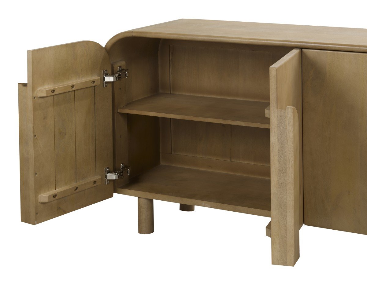 natural oak sideboard 63 inch