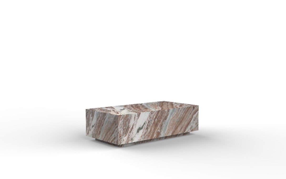 Kellan Marble Coffee Table Burgundy Black Beige | Infinity Furniture Mississauga