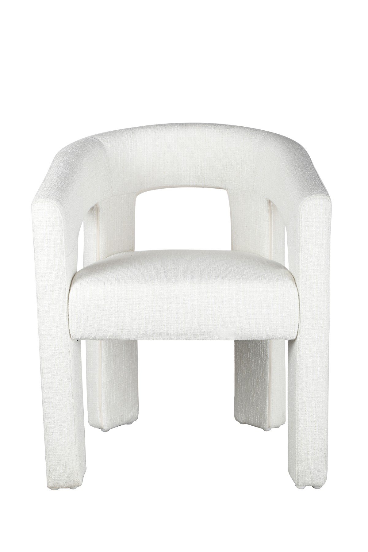 Bella Dining Chair White - Image 3
