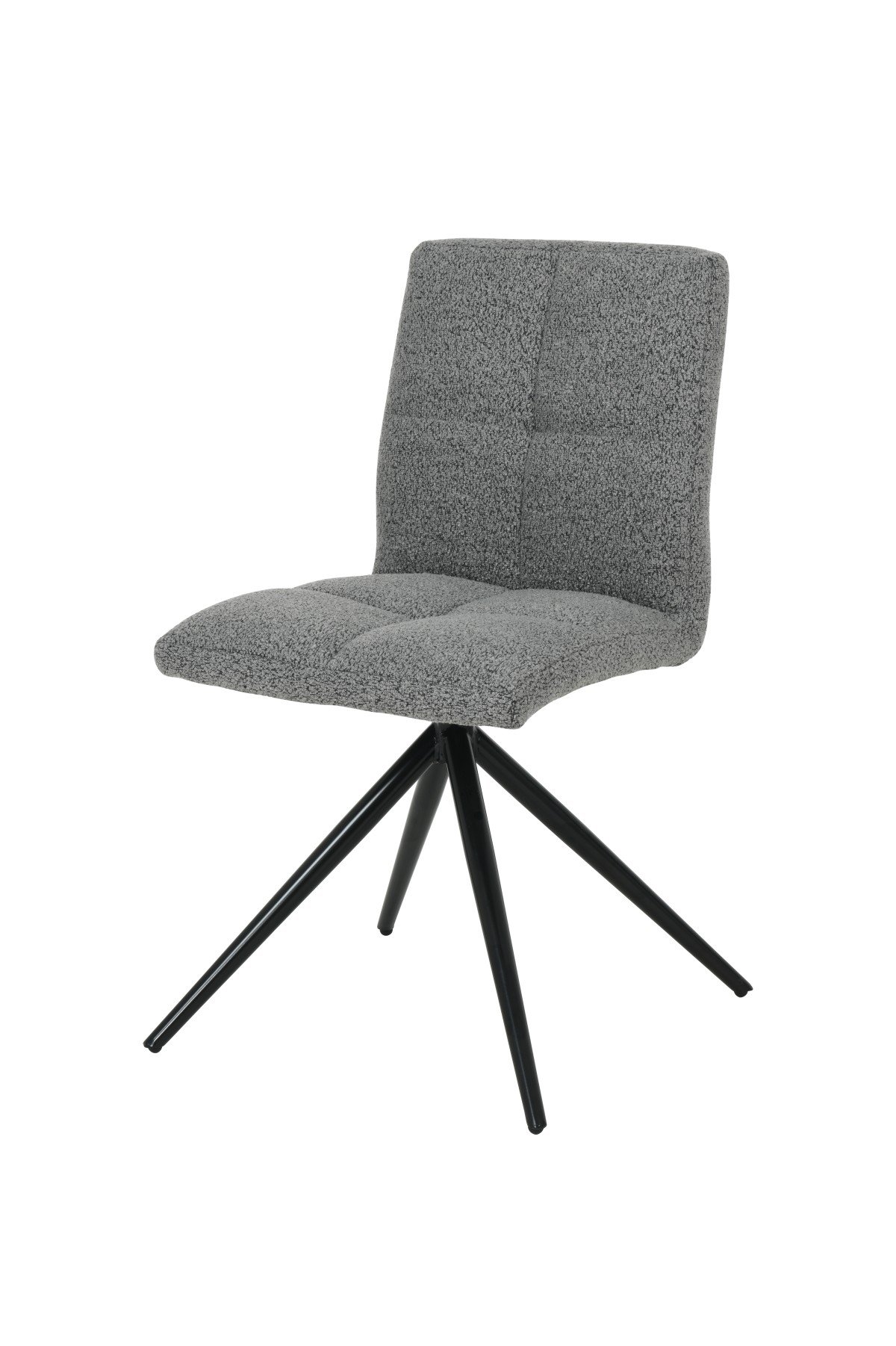 Ethal Dining Chair - White & Dark Grey - Image 3