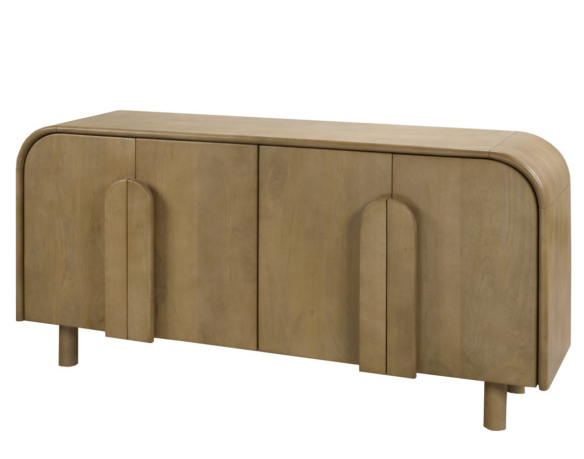 natural oak sideboard 63 inch