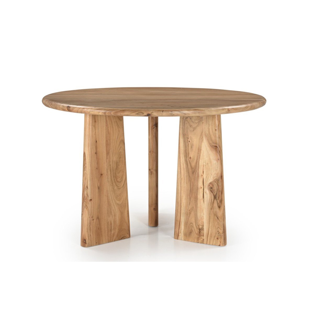 Buy Natural Round Dining Table Solid Wood | Infinity Furniture Mississauga