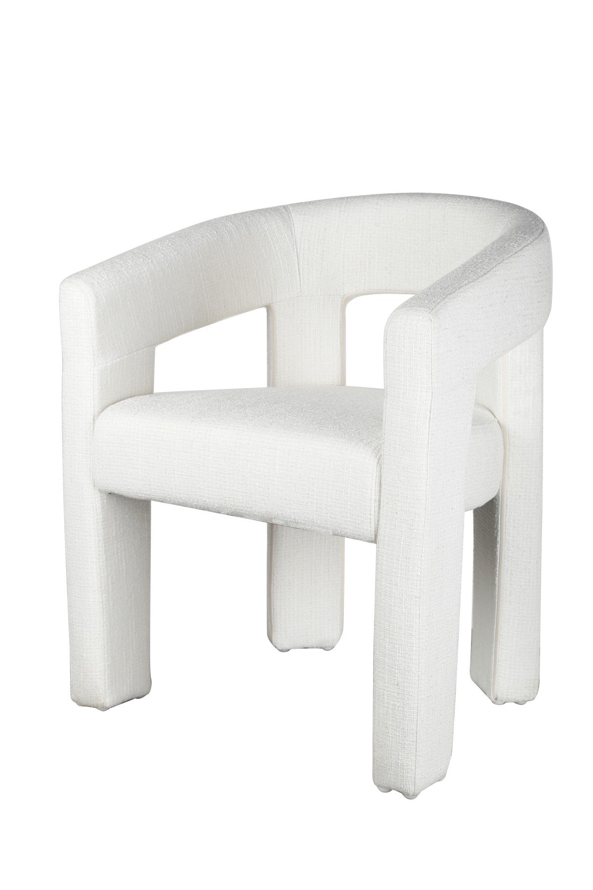 Bella Dining Chair White - Image 4