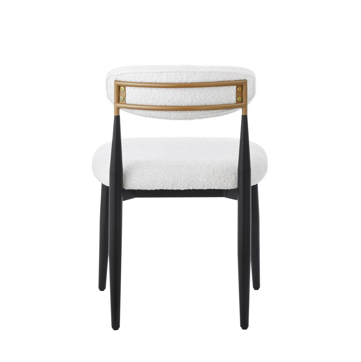 Modern Dining Chair – Black / White - Image 4