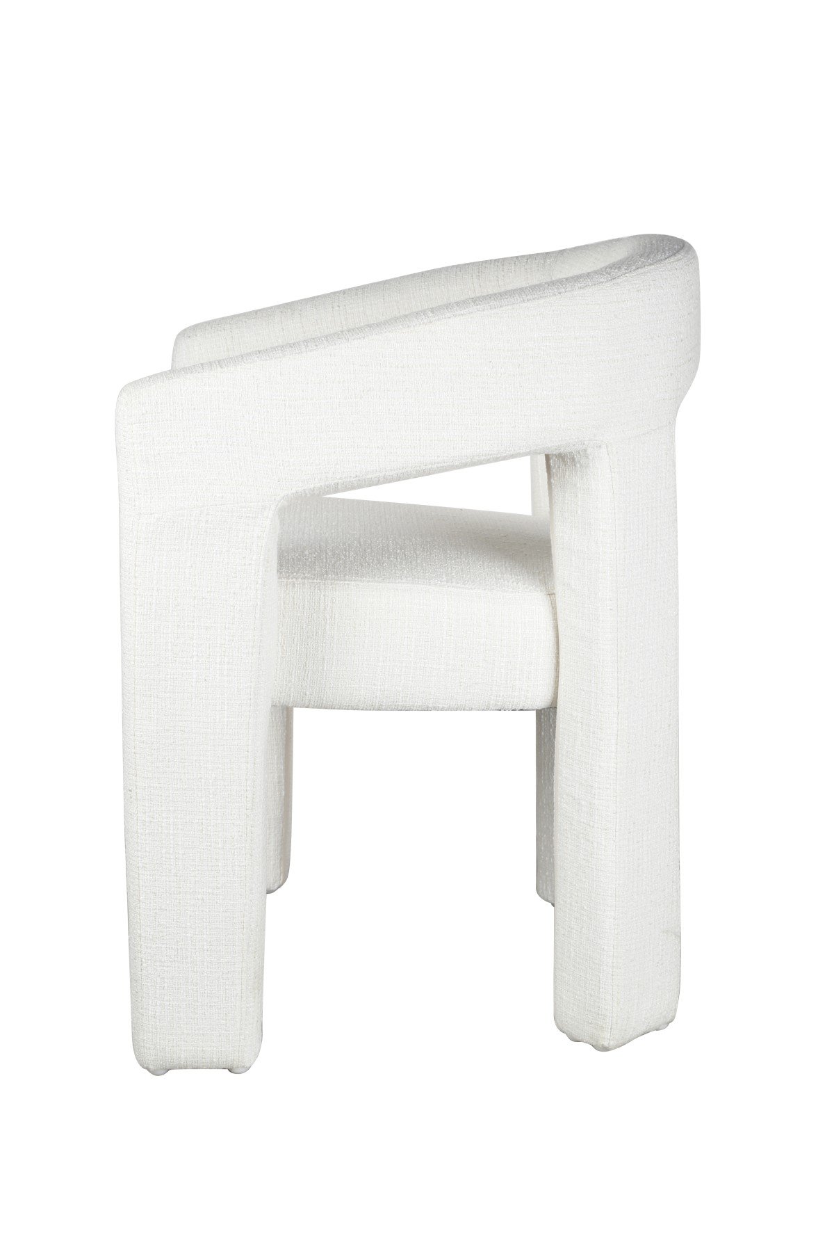 Bella Dining Chair White - Image 5