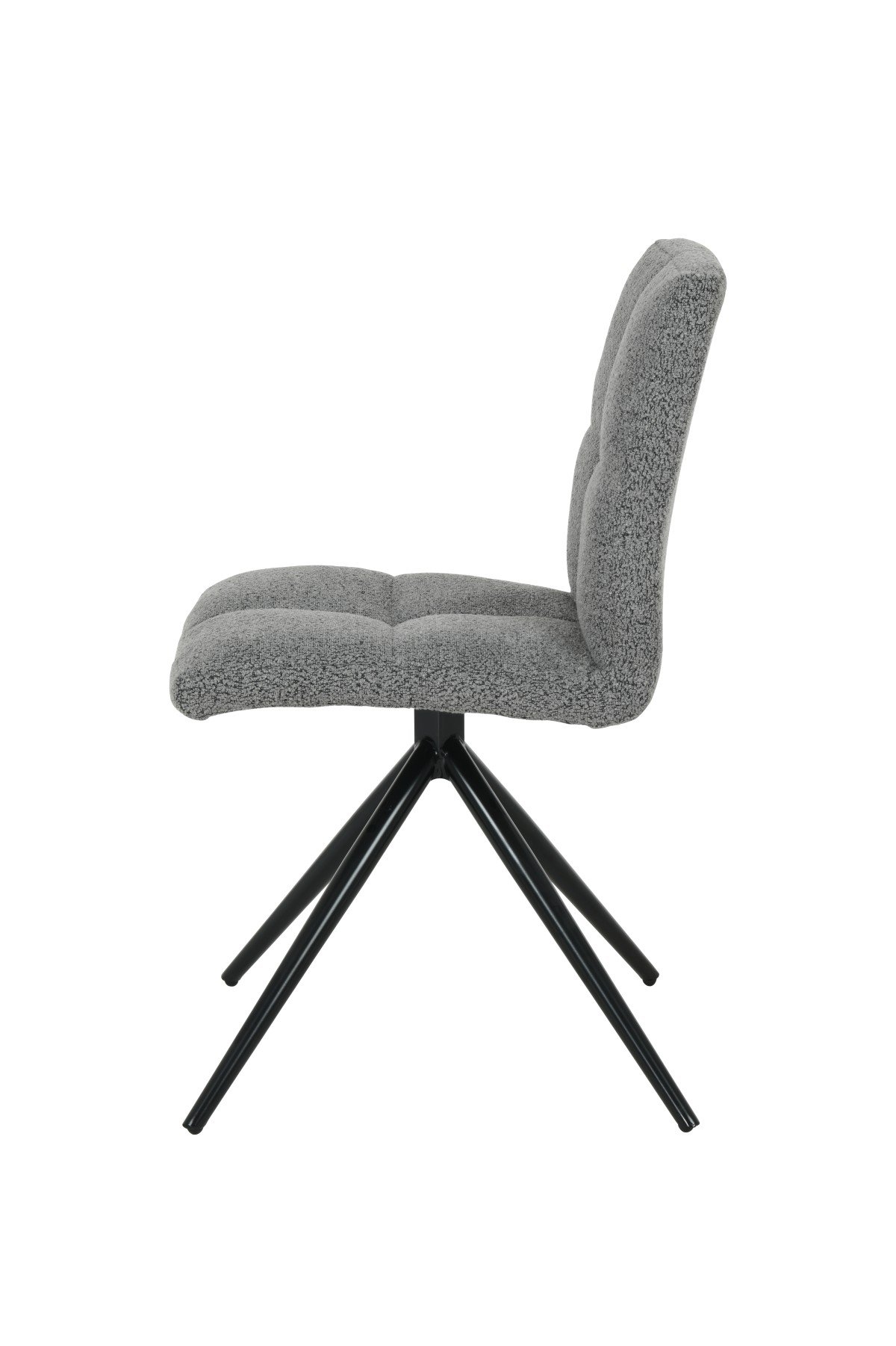 Ethal Dining Chair - White & Dark Grey - Image 5