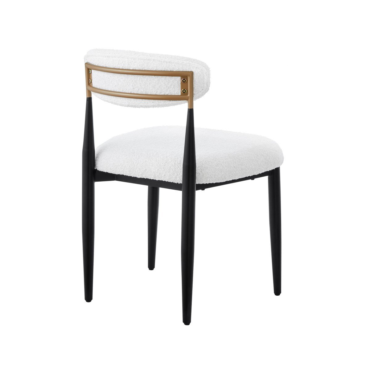 Modern Dining Chair – Black / White - Image 5