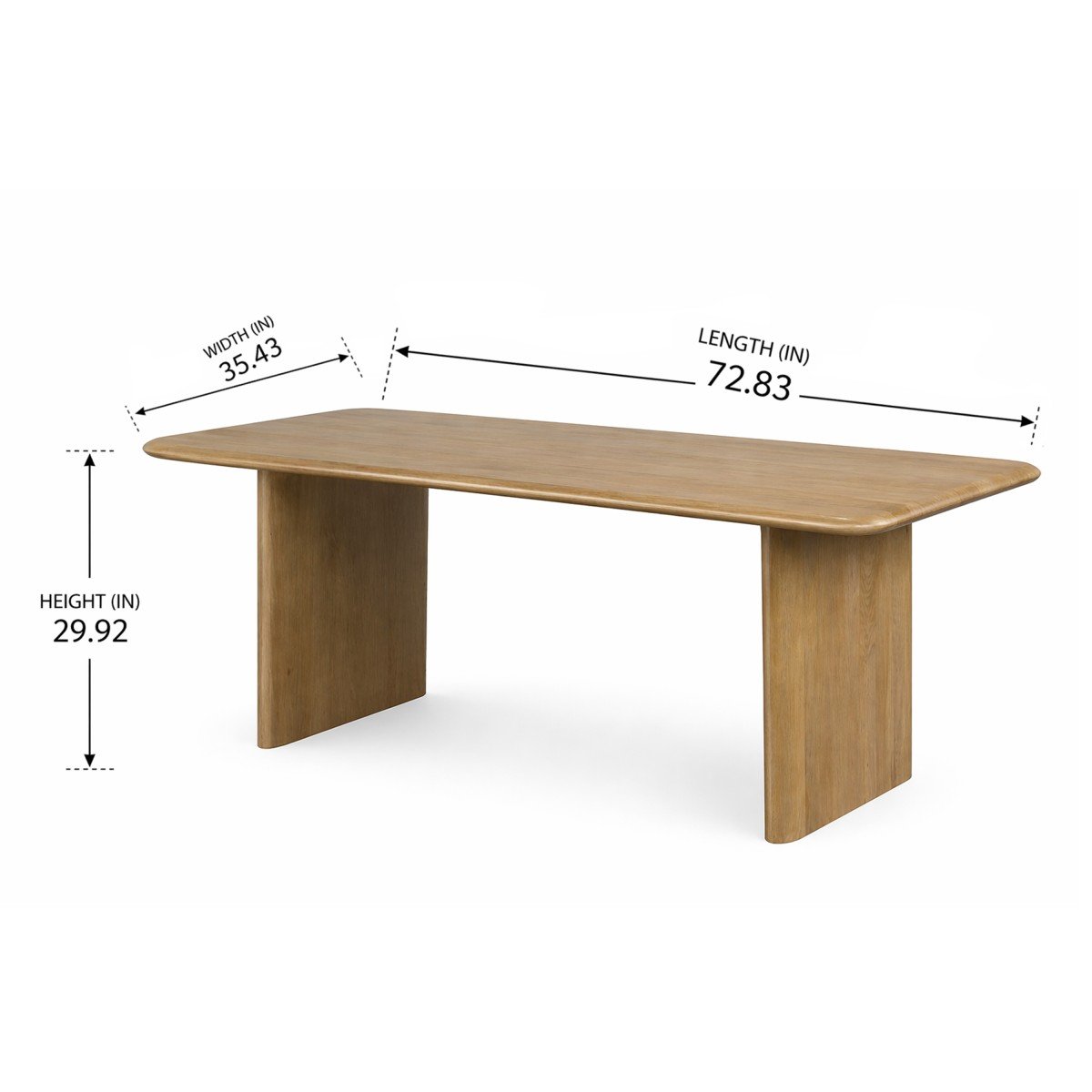Buy White Wash Dining Table Solid Wood | Infinity Furniture Mississauga