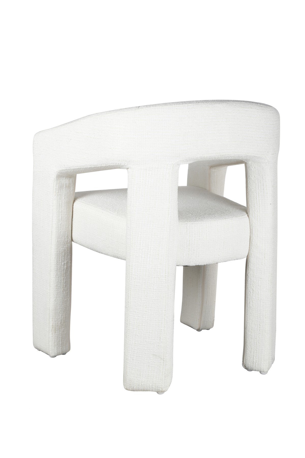 Bella Dining Chair White - Image 6