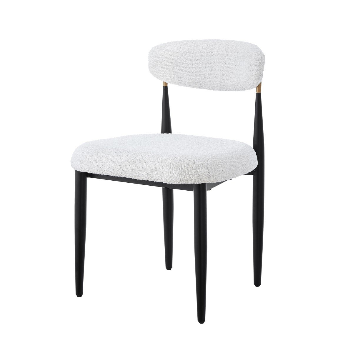 Modern Dining Chair – Black / White - Image 6