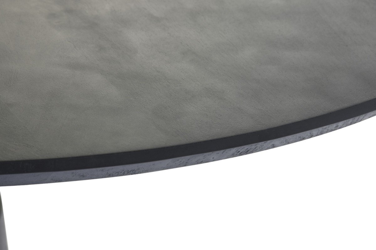 Buy Black Round Dining Table with Gold Accents | Infinity Furniture Mississauga