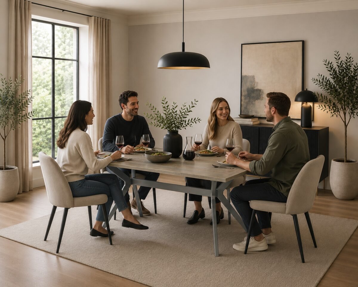 Buy Rustic Oak Dining Table 60" | Infinity Furniture Mississauga