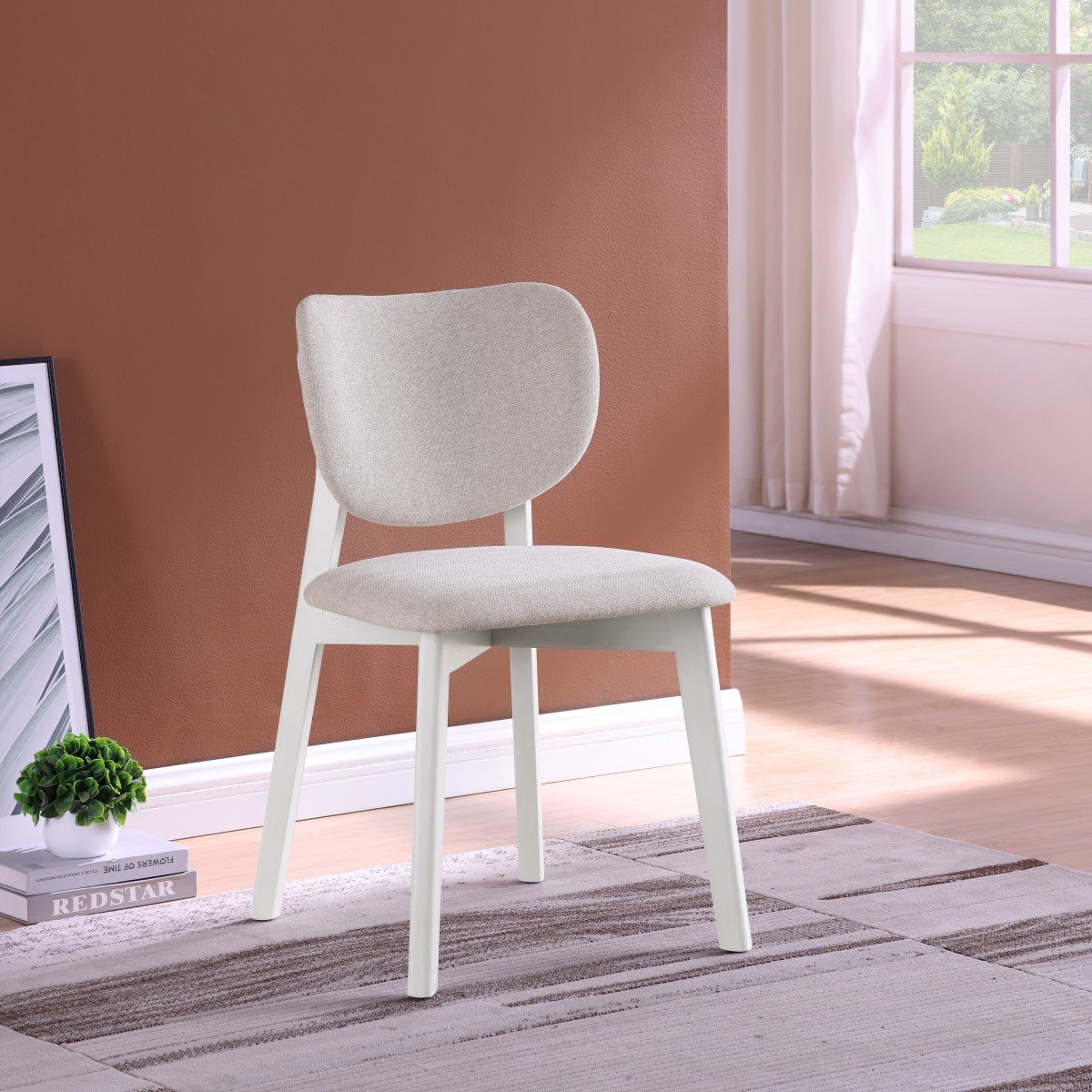 Modern Dining Chair – Cream