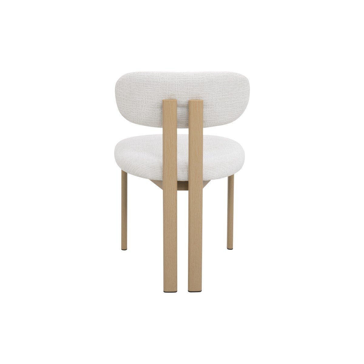 Dining Chair – Oak / Ivory Bouclé - Image 7