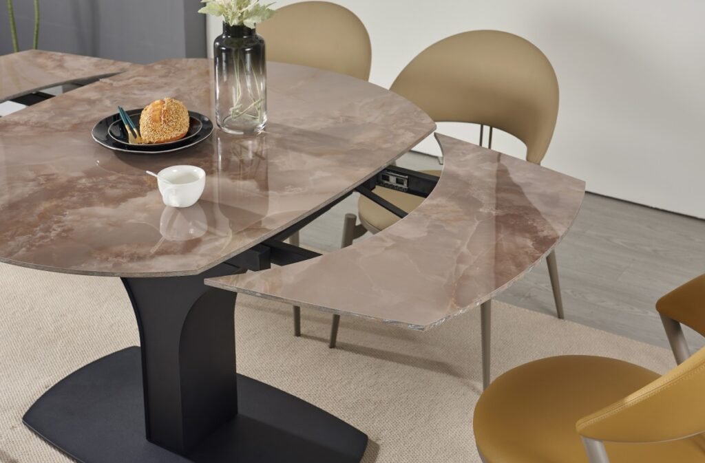 Buy Extendable Dining Table Agate Brown | Infinity Furniture Mississauga