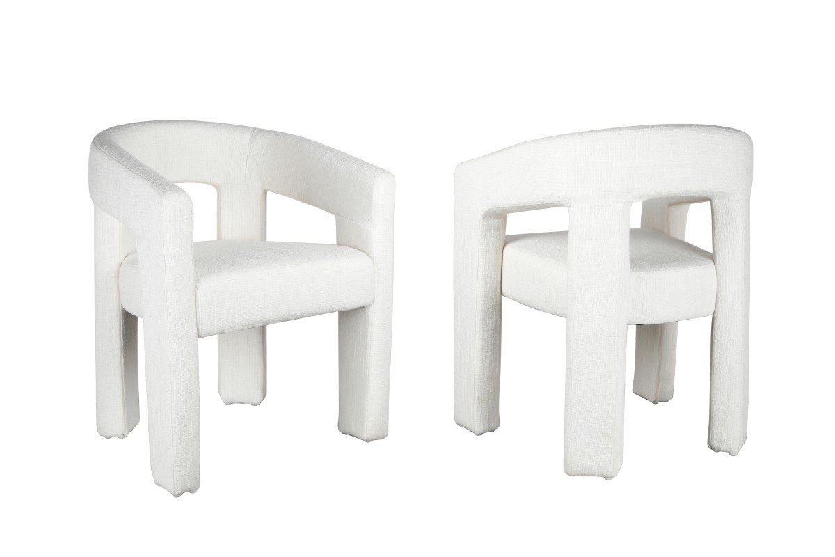Bella Dining Chair White - Image 8