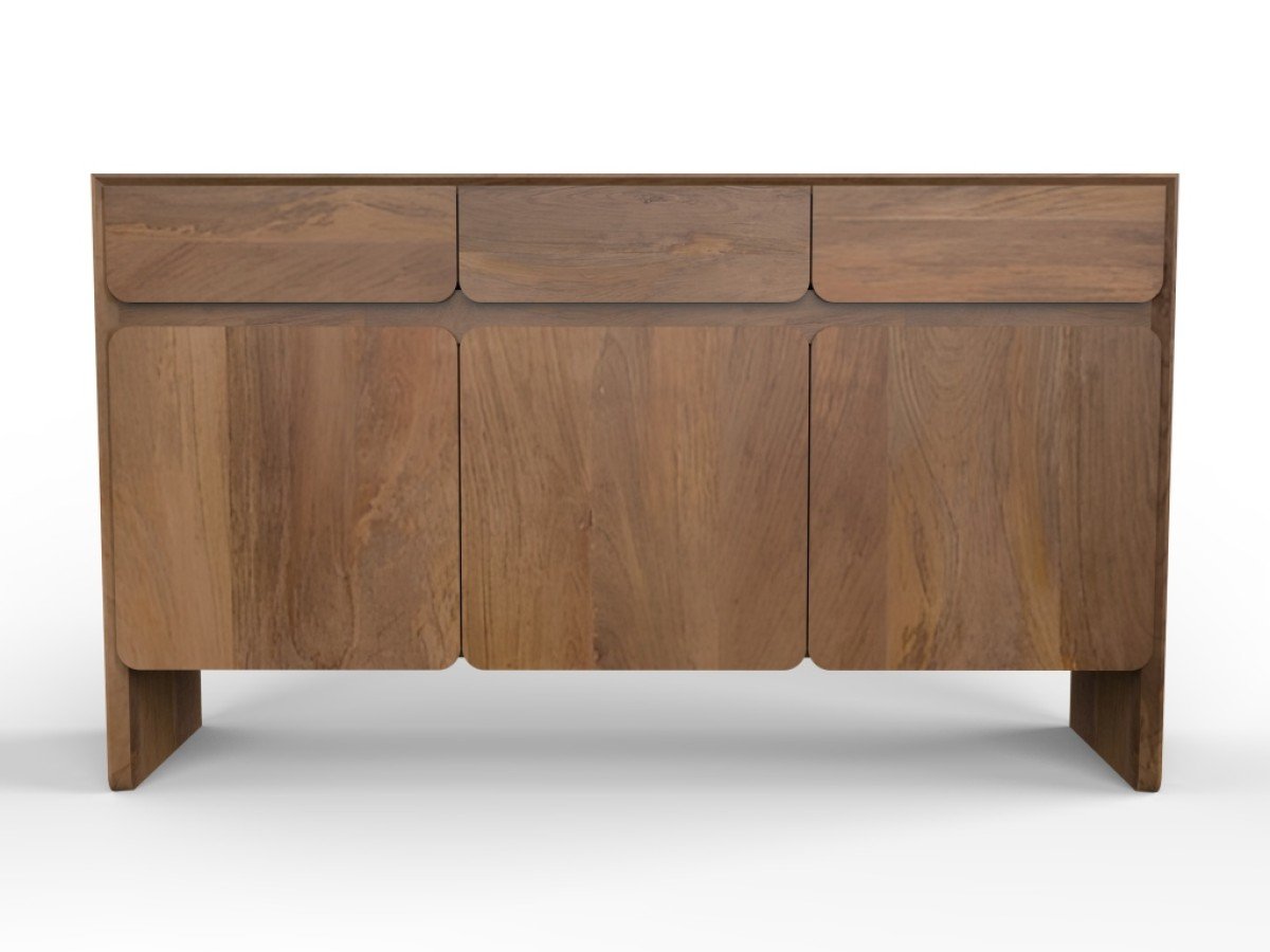 Antonio Storage Cabinet Dark Oak | Solid Wood Storage Cabinet