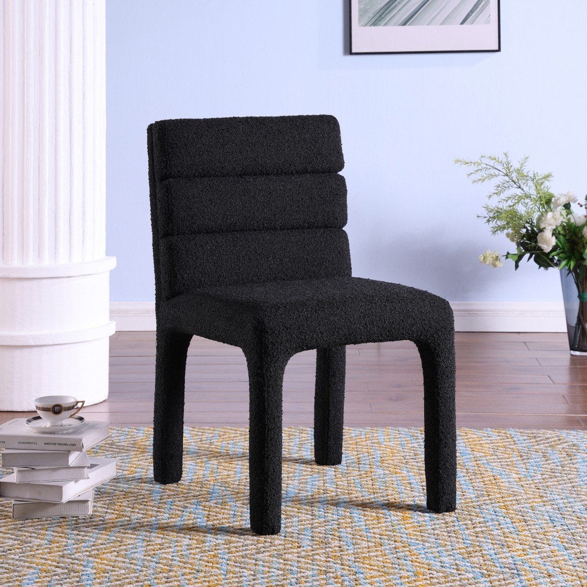 Salomi Dining Chair – Black / Cream