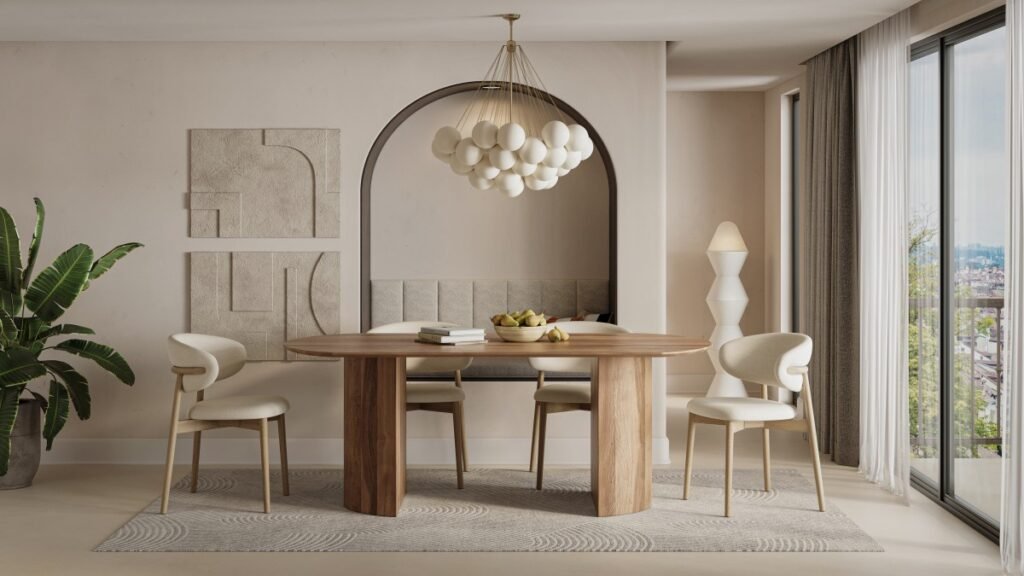 Buy Light Brown Wood Dining Table from Infinity Furniture Mississauga