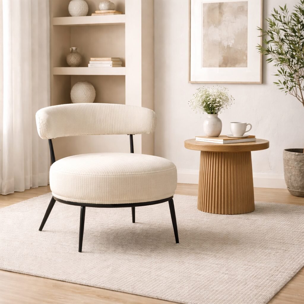 Buy Ariana Accent Chair Cream | Infinity Furniture Mississauga