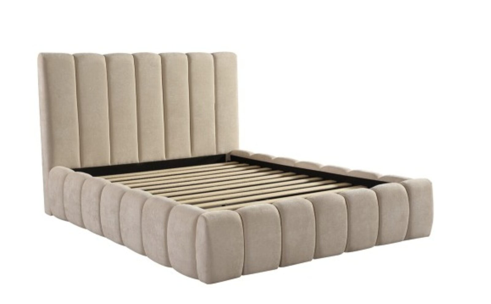 Buy Beige Upholstered Bed Frame from Infinity Furniture Mississauga